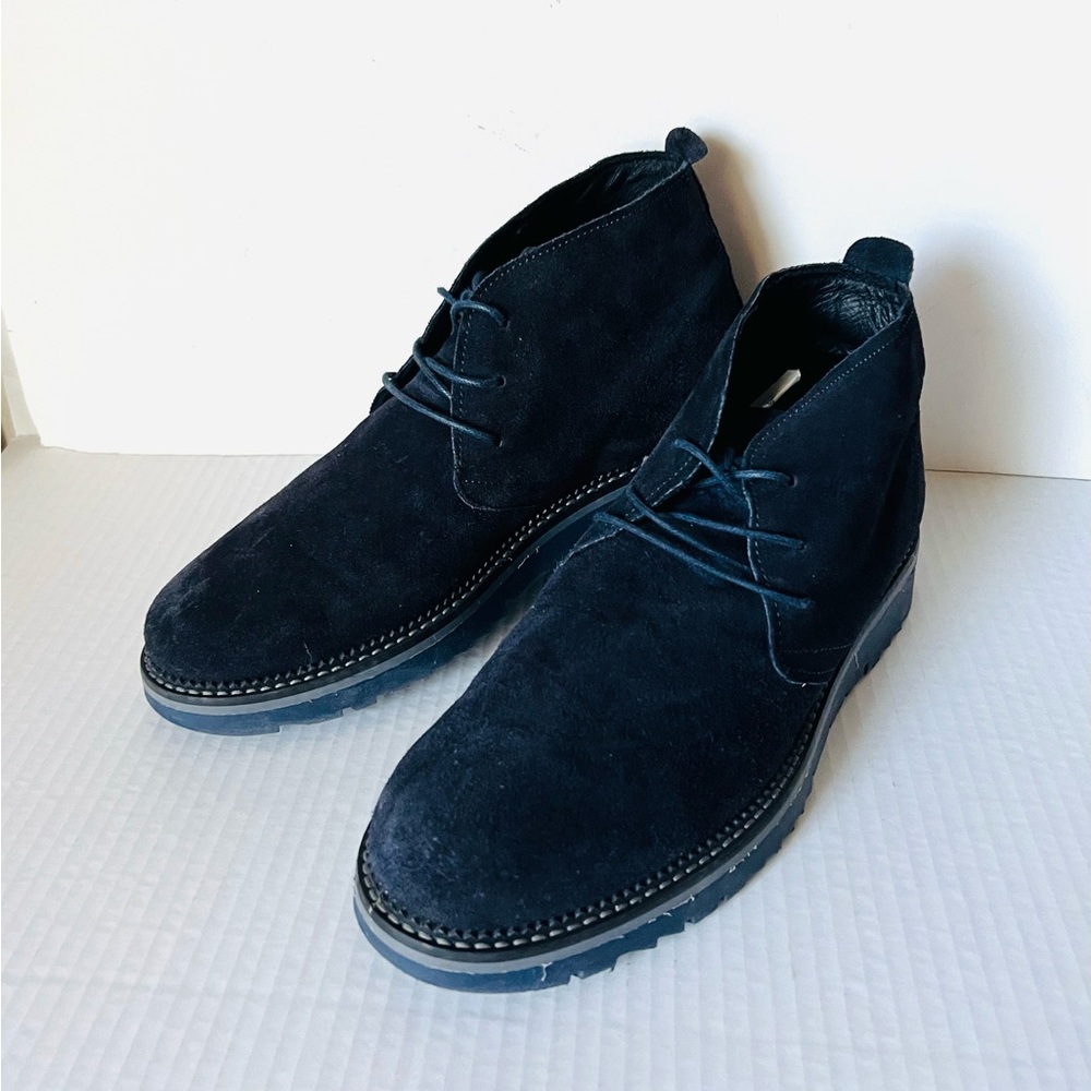 Florsheim Sz US 9/ EU 40 Black Suede BootsItaly